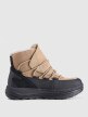 mini: Damskie buty zimowe śniegowce SNOWDROP 4F 4FRAW25FSBSF042 - beżowe (3)