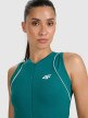 mini: Damska sukienka tenisowa 4F 4FRAW25TFDRF004 - zielona (3)