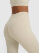 Damskie legginsy treningowe 4F 4FRAW25TFTIF445 - beżowy