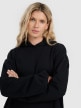 Damska bluza nierozpinana z kapturem 4F 4FRAW25TSWSF2462 - czarna