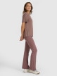 mini: Damskie legginsy 4F 4FRAW25TTIGF290 - brązowe (3)