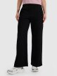 mini: Damskie spodnie dresowe z szerokimi nogawkami 4F 4FRAW25TTROF1614 - czarne (2)