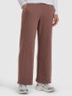 mini: Damskie spodnie dresowe z szerokimi nogawkami 4F 4FRAW25TTROF1614 - brązowe (2)