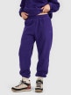 mini: Damskie spodnie dresowe joggery polarowe 4F 4FRAW25TTROF1707 - fioletowe (2)