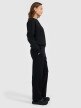 mini: Damskie spodnie dresowe z szerokimi nogawkami 4F 4FRAW25TTROF1919 - czarne (3)