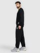 mini: Męskie spodnie dresowe joggery 4F 4FRAW25TTROM1694 - czarne (3)