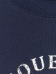 Damski t-shirt z nadrukiem 4F 4FRAW25TTSHF3158 - granatowy