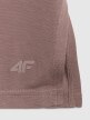 Damski t-shirt oversize 4F 4FRAW25TTSHF3408 - brązowy