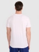 Męski t-shirt z nadrukiem 4F 4FRAW25TTSHM3235 - biały