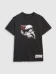 Męski t-shirt z nadrukiem 4F 4FRAW25TTSHM3235 - czarny