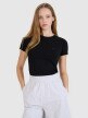 4F Damski tshirt bez nadruku (2pack) 4F 4FRMM00TTSHF2709  czarny Czarny