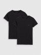 Damski t-shirt bez nadruku (2-pack) 4F 4FRMM00TTSHF2709 - czarny