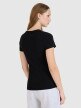 Damski t-shirt bez nadruku (2-pack) 4F 4FRMM00TTSHF2709 - czarny