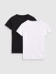Damski t-shirt bez nadruku (2-pack) 4F 4FRMM00TTSHF2709 - multikolor
