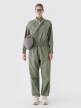 Damskie spodnie parachute casual 4F 4FRSS24TTROF1330 - oliwkowe/khaki