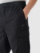 Męskie spodnie casual 4F 4FRSS24TTROM1336 - czarne