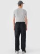 Męskie spodnie casual 4F 4FRSS24TTROM1336 - czarne
