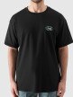 Męski t-shirt z nadrukiem 4F 4FRSS24TTSHM2535 - czarny