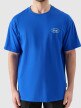 Męski t-shirt z nadrukiem 4F 4FRSS24TTSHM2535 - niebieski