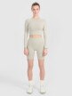 Damski longsleeve treningowy 4F 4FRSS25TFLOF486 - zielony