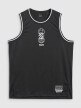 Męski top do koszykówki oversize 4F 4FRSS25TFSLM714 - czarny