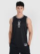 4F Męski top do koszykówki oversize 4F 4FRSS25TFSLM714  czarny Czarny