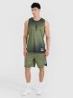 Męski top do koszykówki oversize 4F 4FRSS25TFSLM715 - zielony