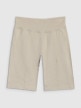 Damskie legginsy kolarki treningowe 4F 4FRSS25TFSTF091 - beżowe