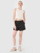 4F Damskie spodenki casual 4F 4FRSS25TSHOF699  czarne Czarny