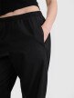 Damskie spodnie casual 4F 4FRSS25TTROF1448 - czarne