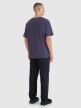 Męskie spodnie casual cargo 4F 4FRSS25TTROM1459 - czarne