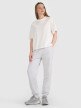 Damski t-shirt oversize bez nadruku 4F 4FRSS25TTSHF2692 - biały