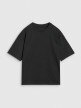 Damski t-shirt oversize bez nadruku 4F 4FRSS25TTSHF2692 - czarny