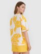 Damski t-shirt oversize z nadrukiem 4F 4FRSS25TTSHF2692 - multikolor
