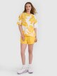 Damski t-shirt oversize z nadrukiem 4F 4FRSS25TTSHF2692 - multikolor