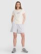 Damski t-shirt z nadrukiem 4F 4FRSS25TTSHF2780 - biały