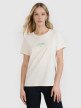 4F Damski tshirt z nadrukiem 4F 4FRSS25TTSHF2786  biały Biały