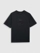Damski t-shirt oversize z nadrukiem 4F 4FRSS25TTSHF2791 - czarny