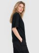Damski t-shirt oversize 4F 4FRSS25TTSHF2792 - czarny