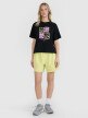 Damski t-shirt z nadrukiem 4F 4FRSS25TTSHF2974 - czarny