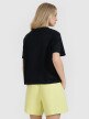 Damski t-shirt z nadrukiem 4F 4FRSS25TTSHF2974 - czarny