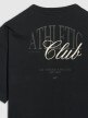Damski t-shirt oversize z nadrukiem 4F 4FRSS25TTSHF2977 - czarny