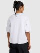 Damski t-shirt oversize z nadrukiem 4F 4FRSS25TTSHF2979 - szary