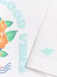 Damski t-shirt z nadrukiem oversize 4F 4FRSS25TTSHF3159 - biały