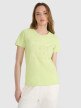 4F Damski tshirt z nadrukiem 4F 4FRSS25TTSHF3162  żółty żółty