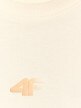 Damski t-shirt oversize z nadrukiem 4F 4FRSS25TTSHF3163 - beżowy