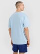 Męski t-shirt oversize 4F 4FRSS25TTSHM2686 - niebieski