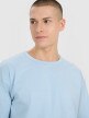 Męski t-shirt oversize 4F 4FRSS25TTSHM2686 - niebieski