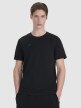 Męski t-shirt z nadrukiem 4F 4FRSS25TTSHM2687 - czarny
