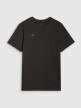 Męski t-shirt z nadrukiem 4F 4FRSS25TTSHM2687 - czarny